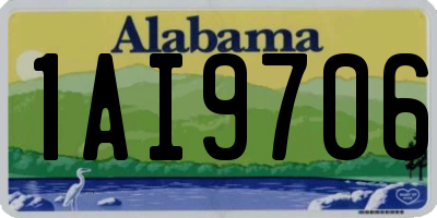 AL license plate 1AI9706