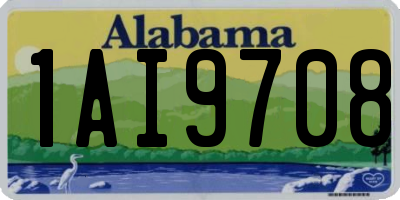 AL license plate 1AI9708