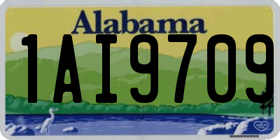 AL license plate 1AI9709