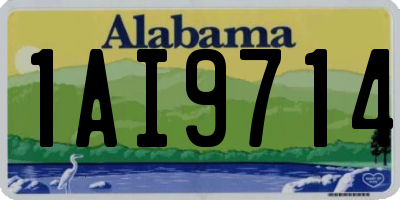 AL license plate 1AI9714