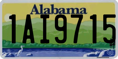 AL license plate 1AI9715