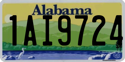 AL license plate 1AI9724