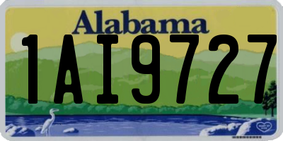 AL license plate 1AI9727