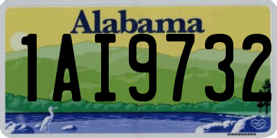 AL license plate 1AI9732