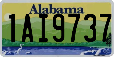 AL license plate 1AI9737