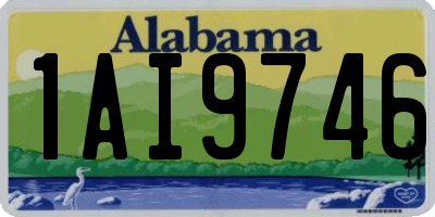 AL license plate 1AI9746