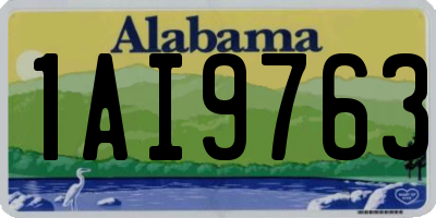 AL license plate 1AI9763