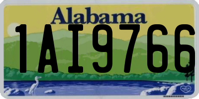 AL license plate 1AI9766