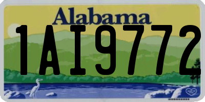 AL license plate 1AI9772
