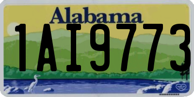 AL license plate 1AI9773