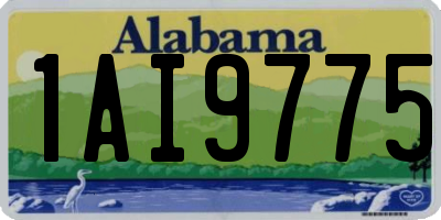 AL license plate 1AI9775