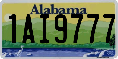 AL license plate 1AI9777