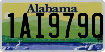 AL license plate 1AI9790