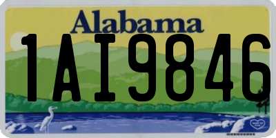 AL license plate 1AI9846