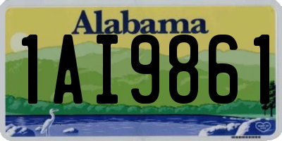 AL license plate 1AI9861