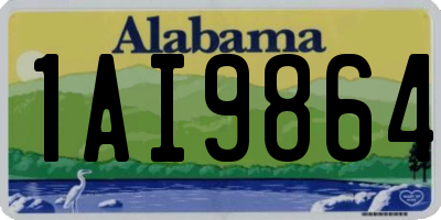 AL license plate 1AI9864
