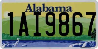 AL license plate 1AI9867