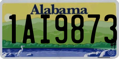 AL license plate 1AI9873