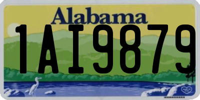 AL license plate 1AI9879