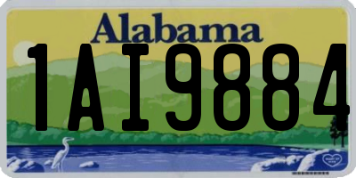 AL license plate 1AI9884