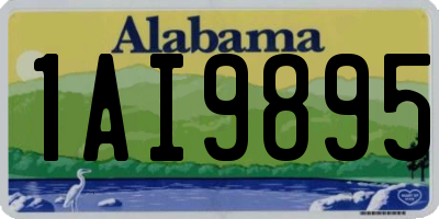 AL license plate 1AI9895