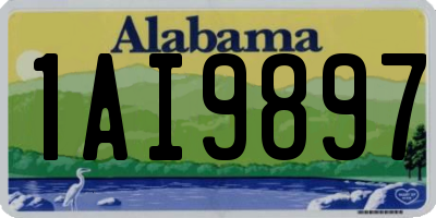 AL license plate 1AI9897