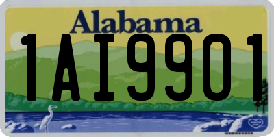 AL license plate 1AI9901