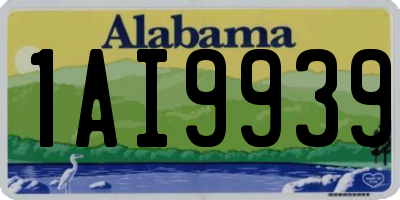 AL license plate 1AI9939