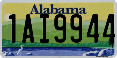 AL license plate 1AI9944