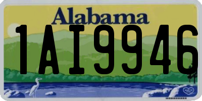 AL license plate 1AI9946