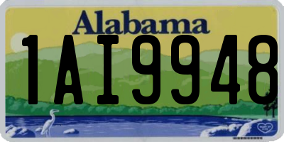 AL license plate 1AI9948