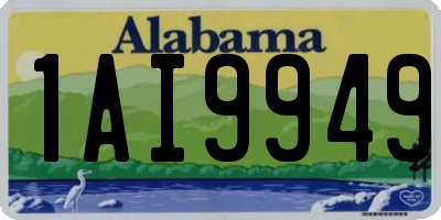 AL license plate 1AI9949