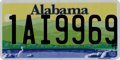 AL license plate 1AI9969
