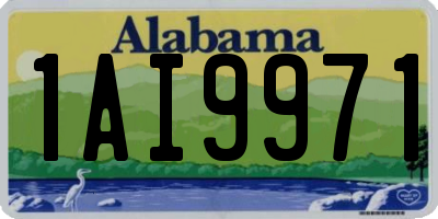 AL license plate 1AI9971