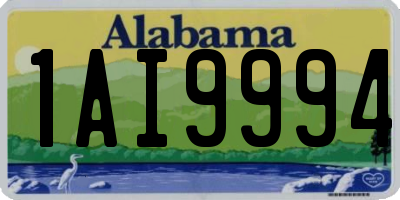 AL license plate 1AI9994