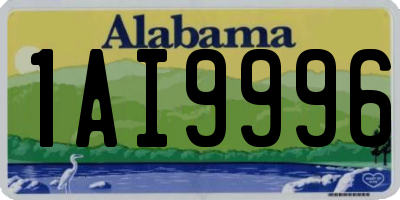 AL license plate 1AI9996