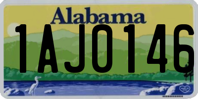 AL license plate 1AJ0146