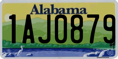 AL license plate 1AJ0879