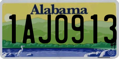 AL license plate 1AJ0913