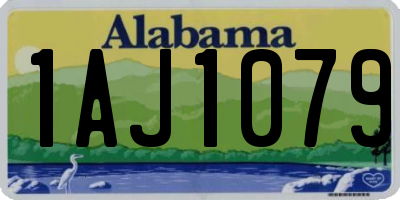 AL license plate 1AJ1079