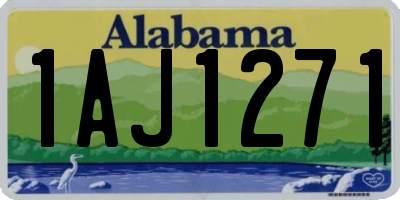 AL license plate 1AJ1271