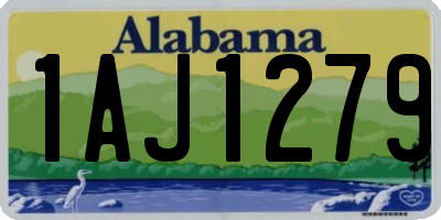 AL license plate 1AJ1279