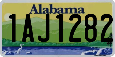 AL license plate 1AJ1282