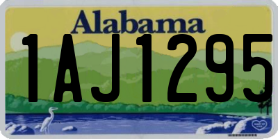 AL license plate 1AJ1295
