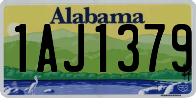 AL license plate 1AJ1379