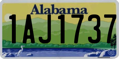AL license plate 1AJ1737
