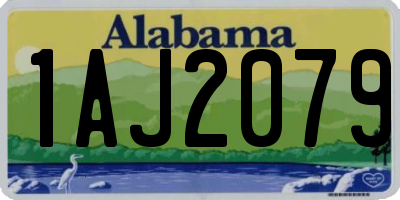 AL license plate 1AJ2079