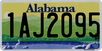 AL license plate 1AJ2095