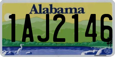 AL license plate 1AJ2146