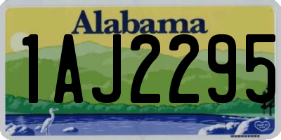 AL license plate 1AJ2295